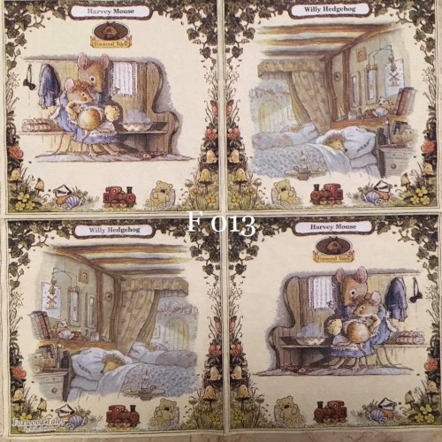 Foxwood Tales & Peter Rabbit Napkin F013