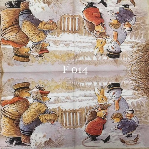 Foxwood Tales & Peter Rabbit Napkin F014