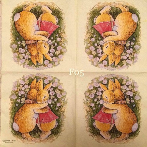 Foxwood Tales & Peter Rabbit Napkin F05