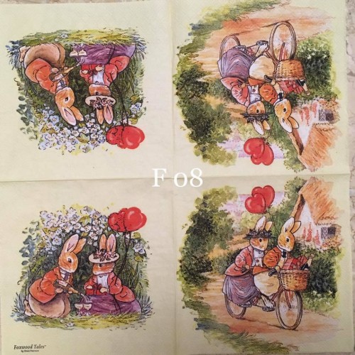 Foxwood Tales & Peter Rabbit Napkin F08