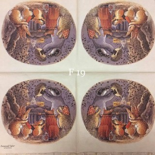 Foxwood Tales & Peter Rabbit Napkin F19