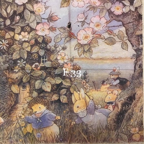 Foxwood Tales & Peter Rabbit Napkin F33