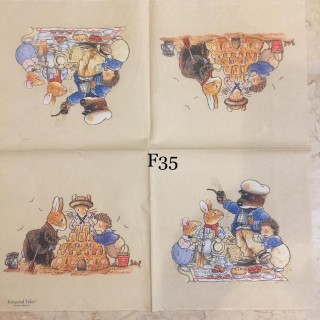 Foxwood Tales & Peter Rabbit Napkin F35